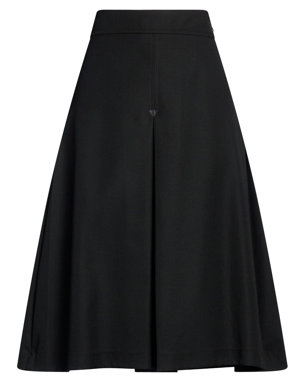 Department 5 Black Midi Skirt Polyester, Viscose