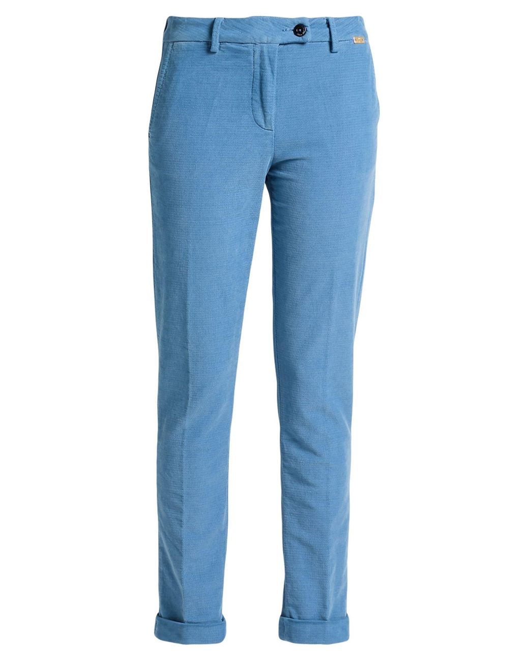Teleria Zed Blue Pants Cotton, Elastane