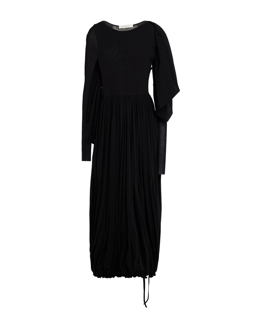 Philosophy Di Lorenzo Serafini Black Midi Dress