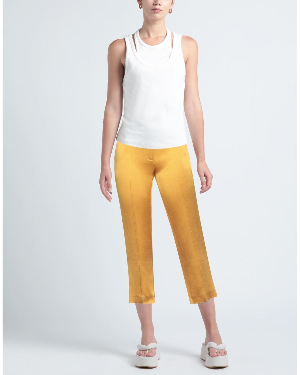 Rochas Yellow Trouser