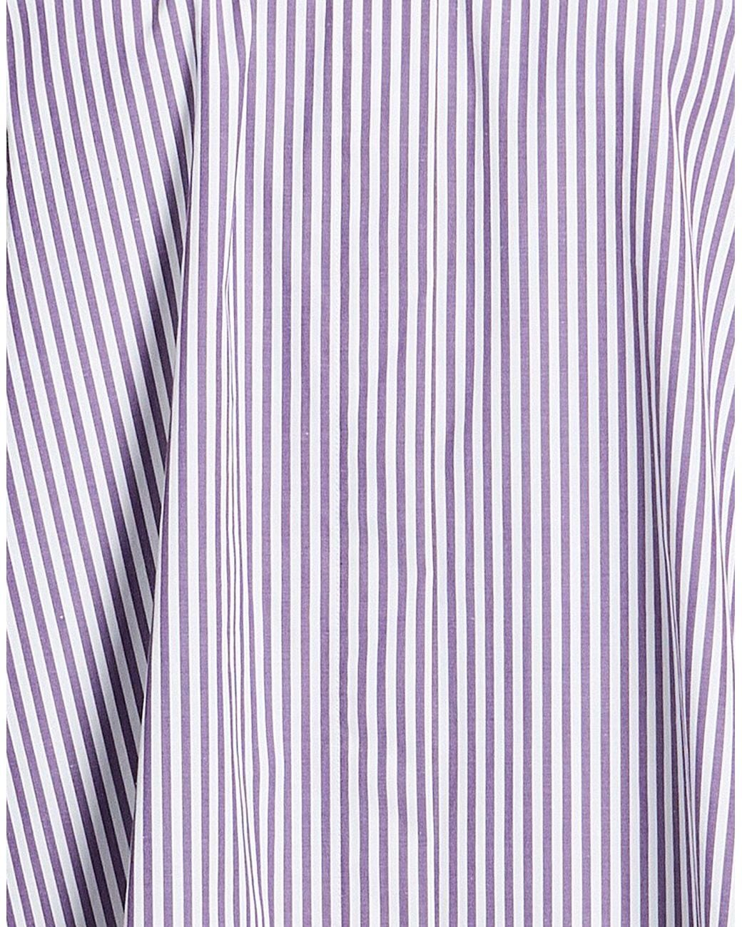 Max Mara Purple Shirt Cotton, Elastane