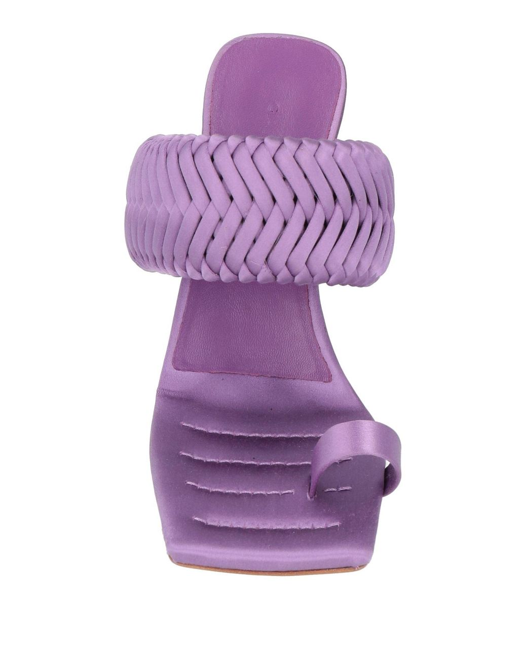 GIA RHW Purple Thong Sandal