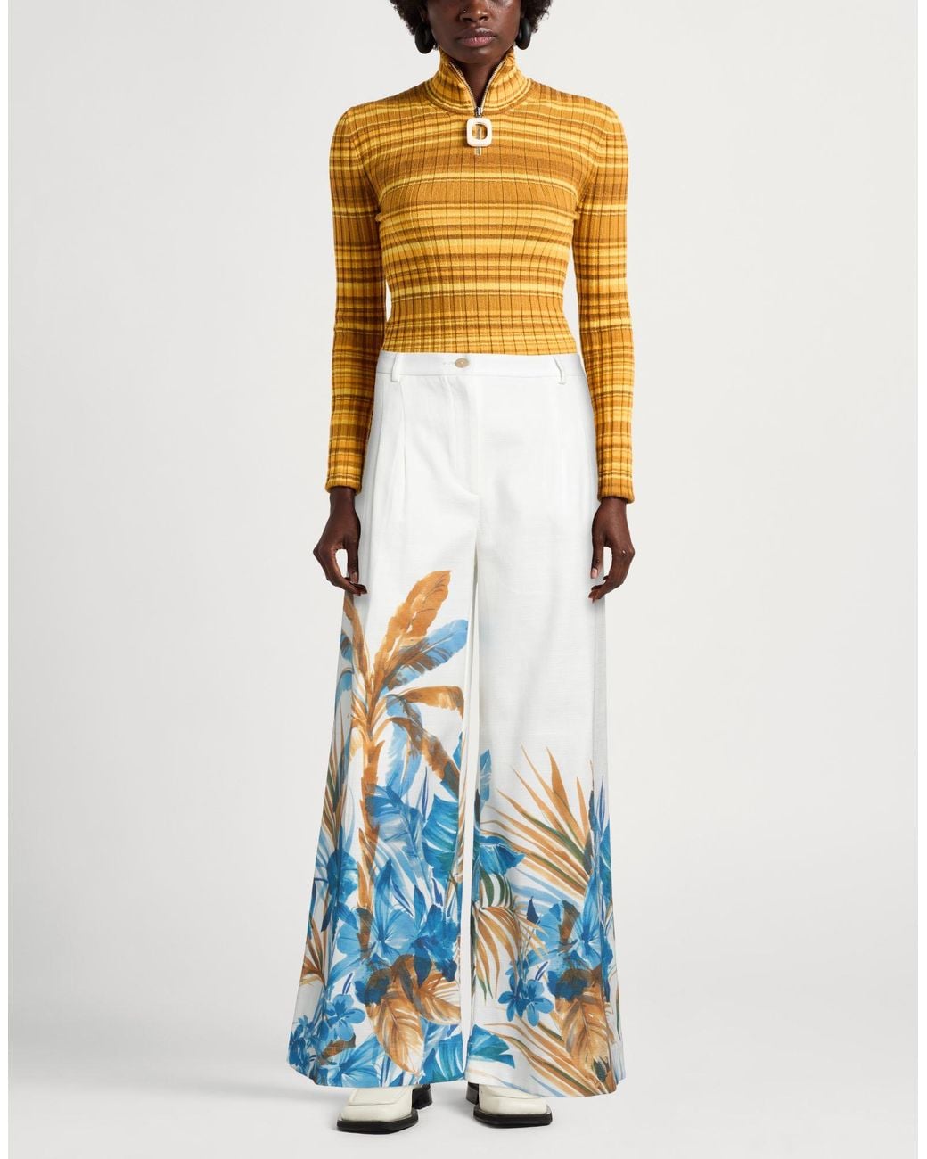 Sara Roka White Trouser