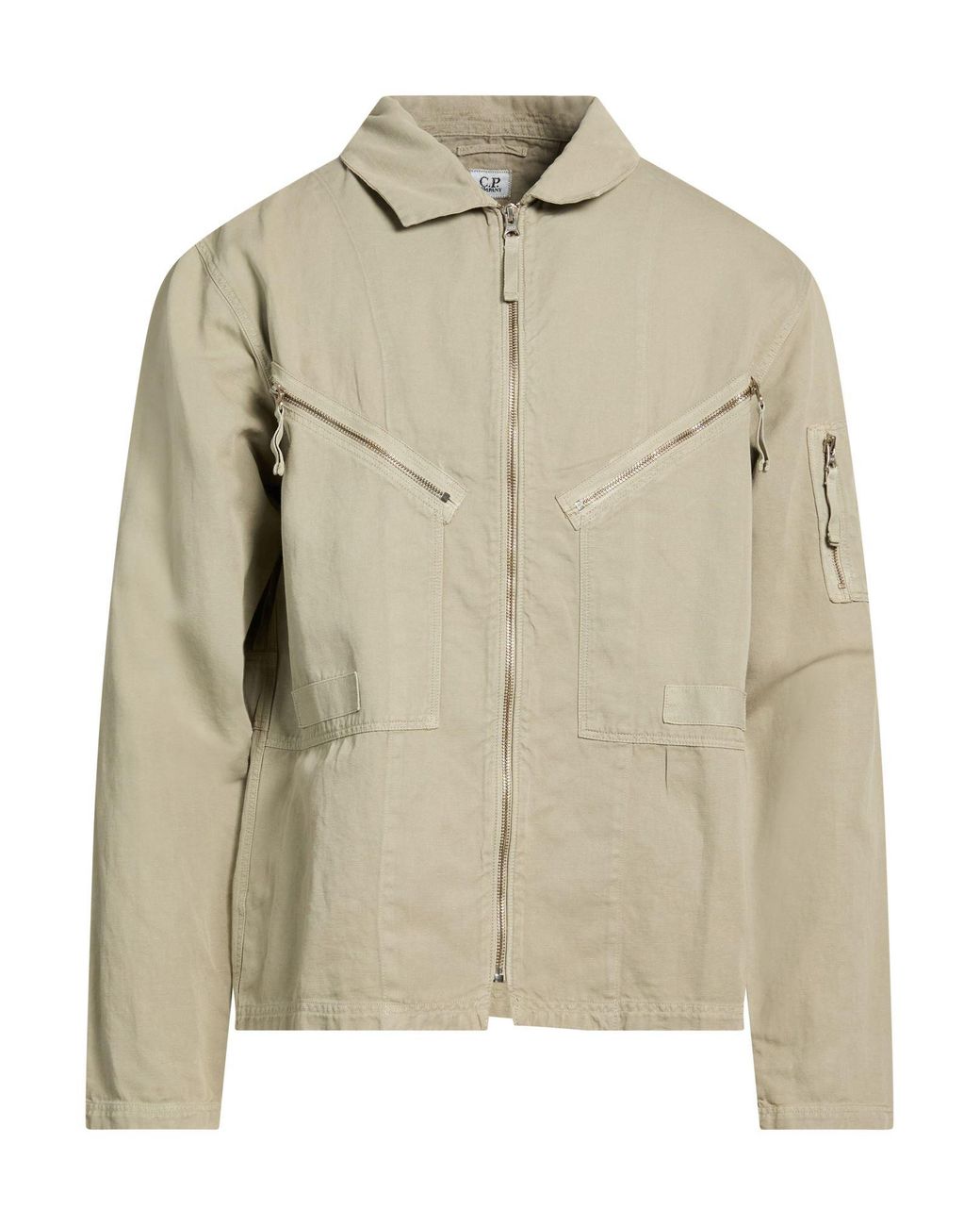 C P Company Natural Jacket Cotton, Linen for men
