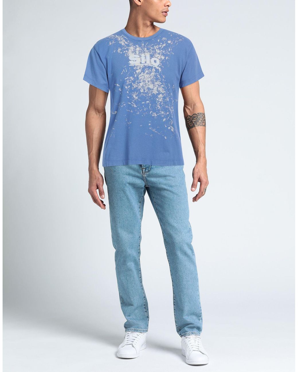 ERL Blue T-shirt for men