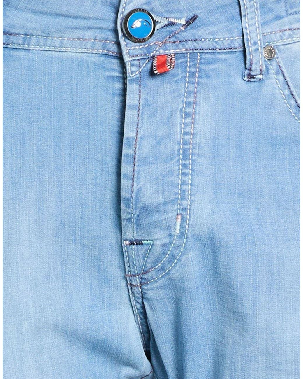 Jacob Cohen Blue Jeans Cotton, Viscose, Polyester, Elastane for men