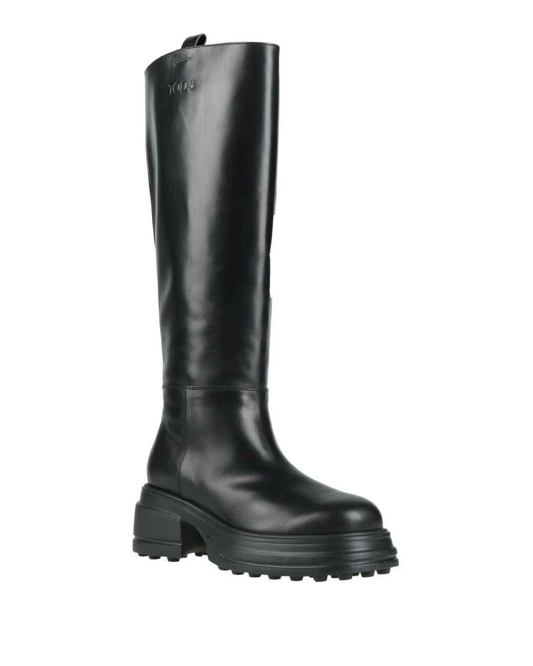 Tod's Black Platform Boots