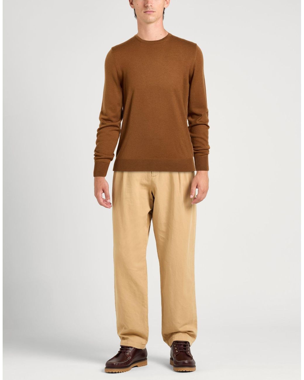 Pullover di Gran Sasso in Brown da Uomo