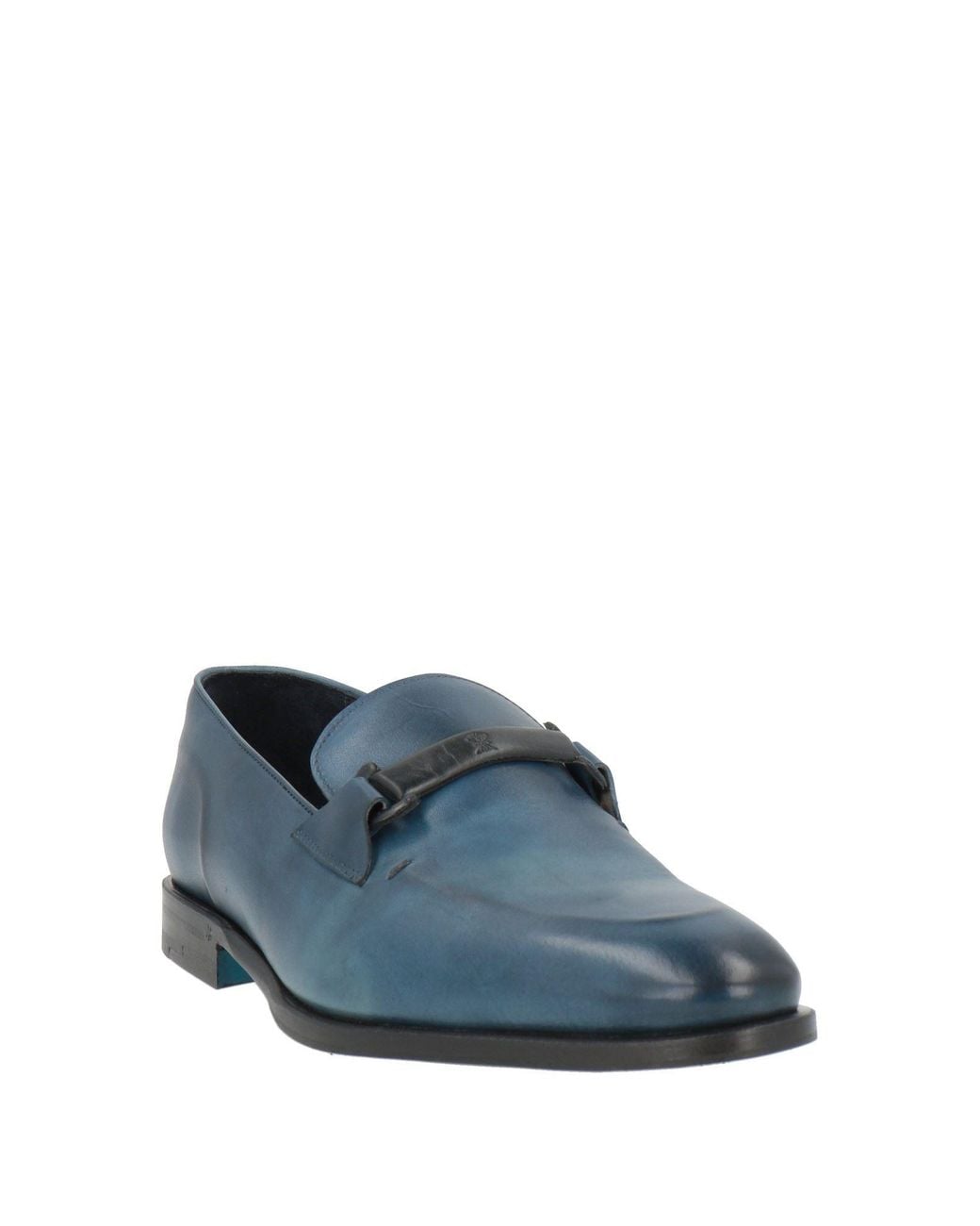 Sutor Mantellassi Blue Loafers Leather for men