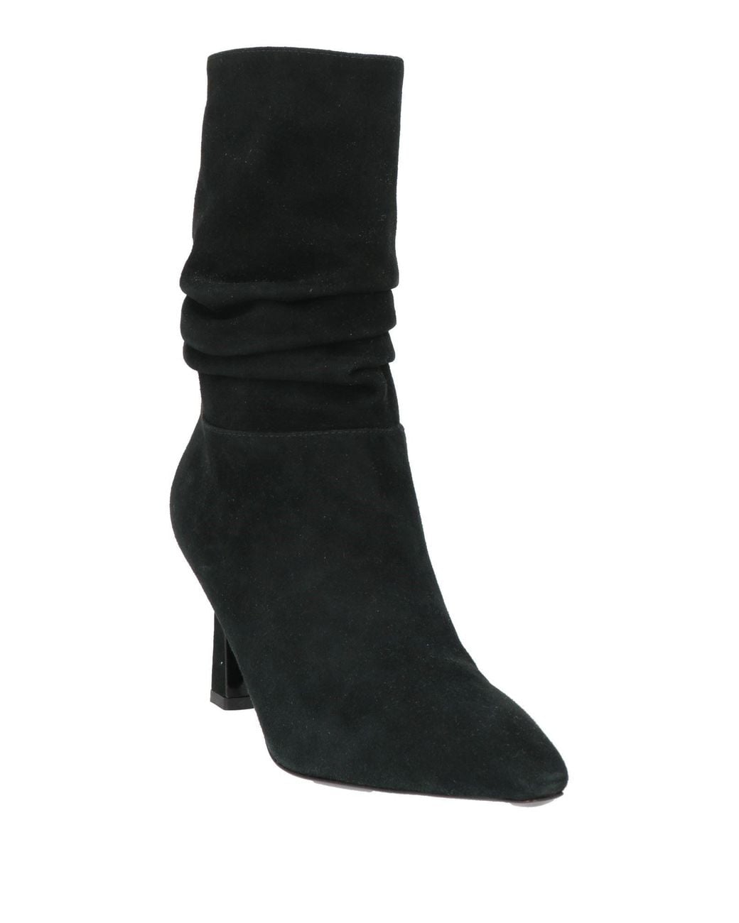 Pollini Black Ankle Boots Leather