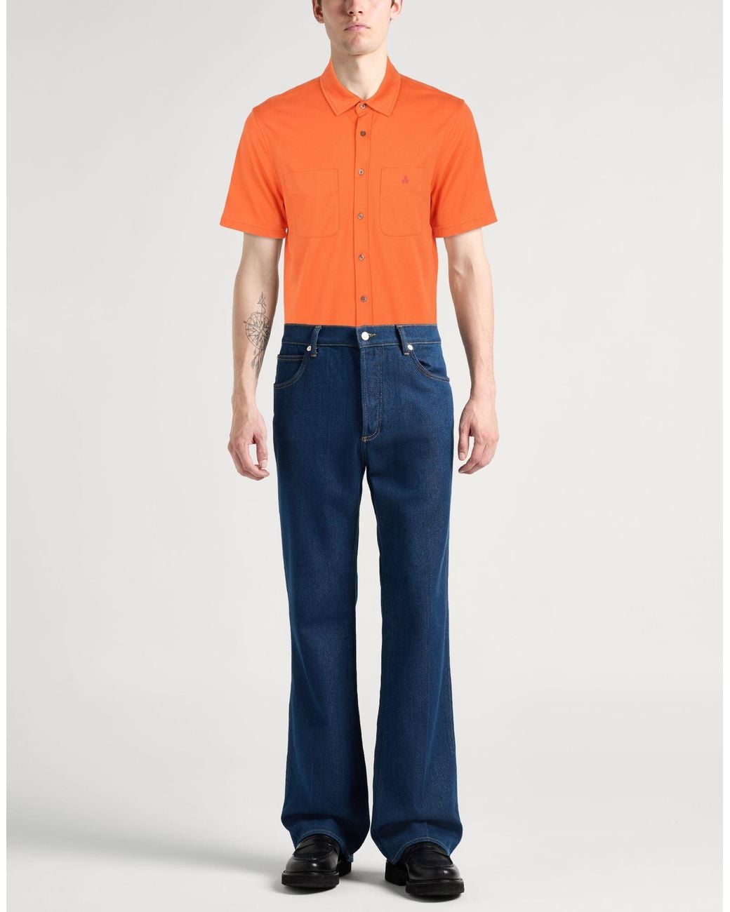 Camicia di Peuterey in Orange da Uomo