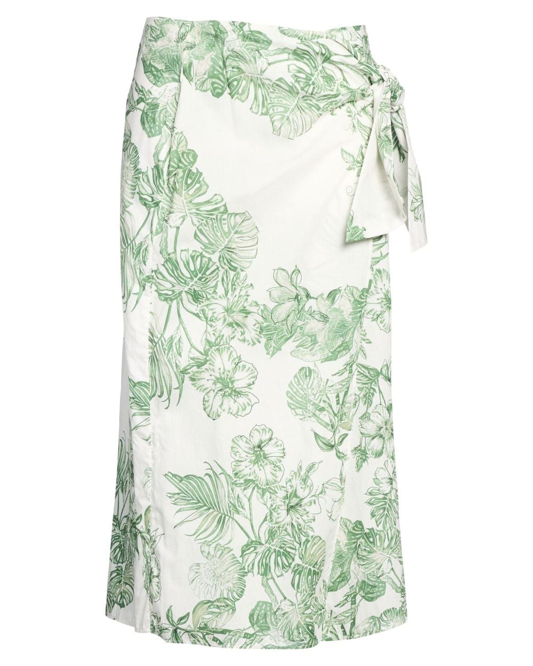 Really Wild Clothing Green Midi Skirt
