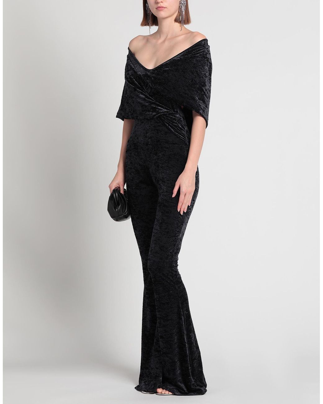 ANDAMANE Black Jumpsuit Polyamide, Elastane