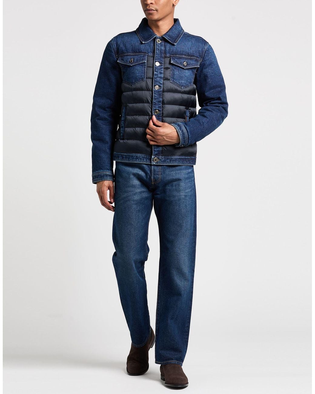 Moorer Blue Puffers for men