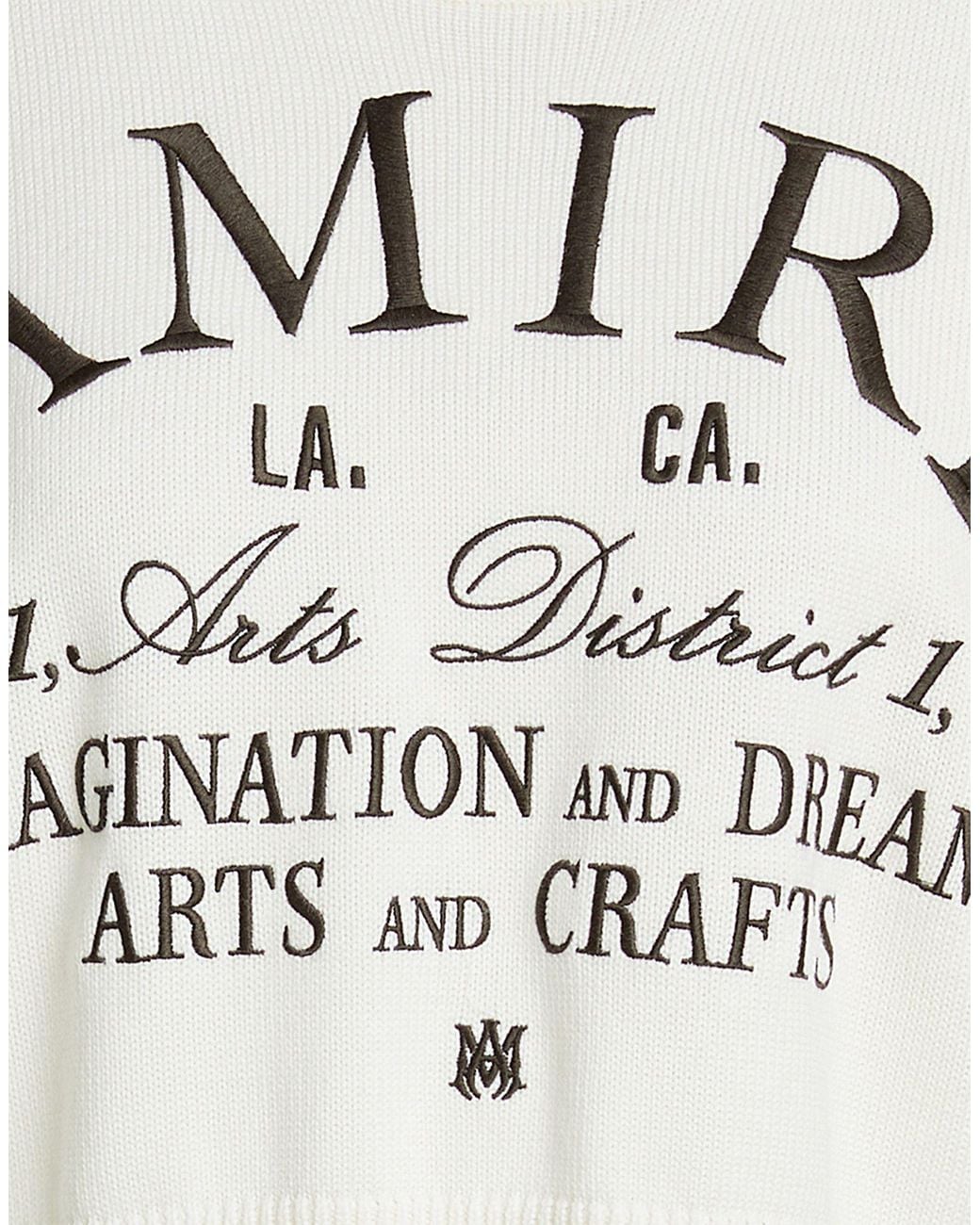 Amiri White Sweater Wool