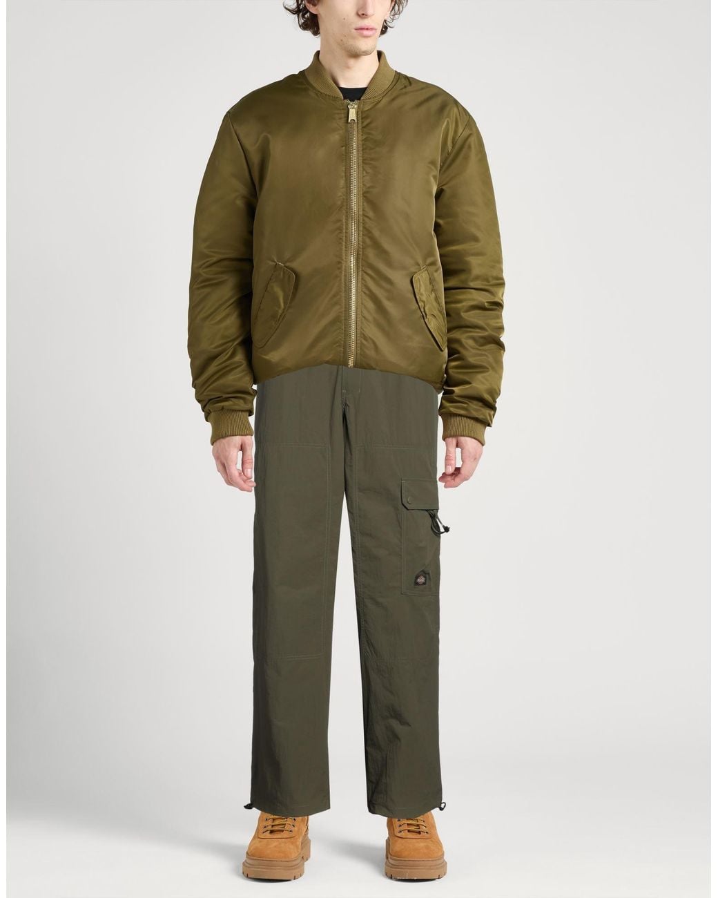 Dickies Green Pants Polyamide for men