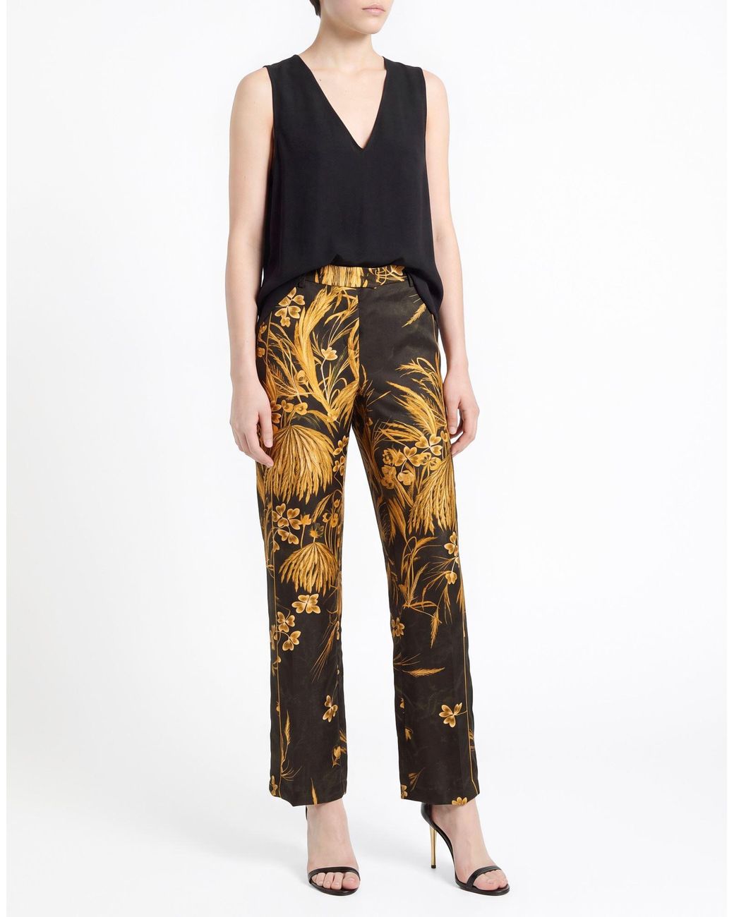 F.R.S For Restless Sleepers Black Pants Silk