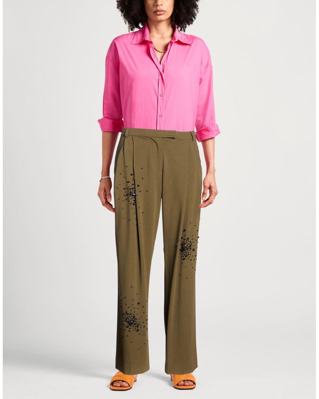 Pantalon DES_PHEMMES en coloris Natural