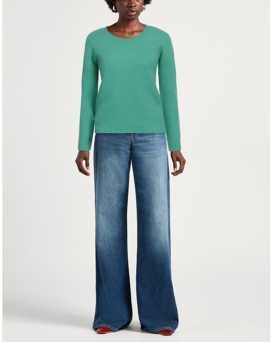 Drumohr Green Sweater Lambswool