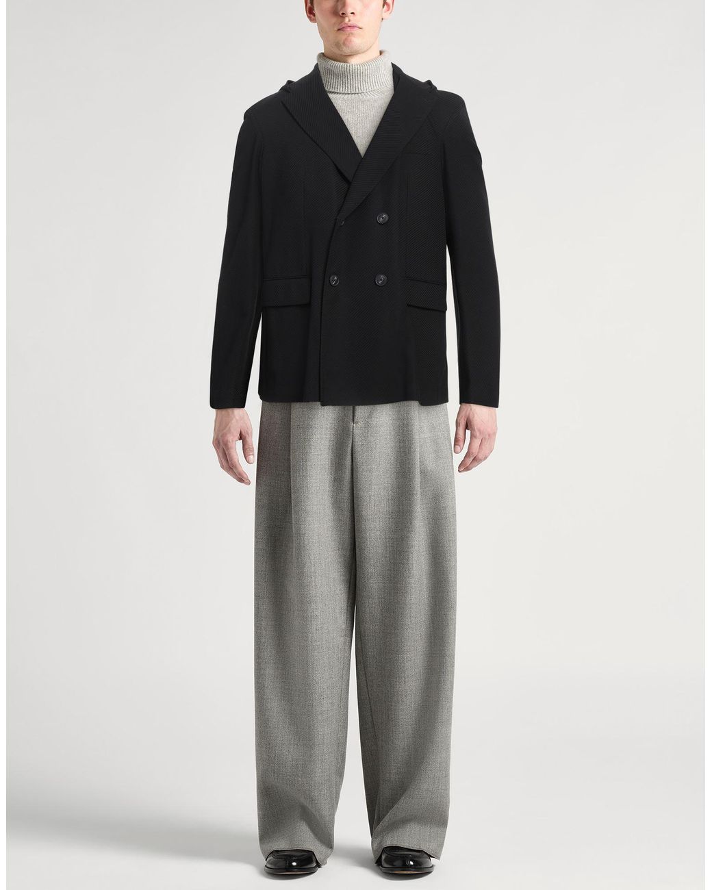 Emporio Armani Black Blazer for men