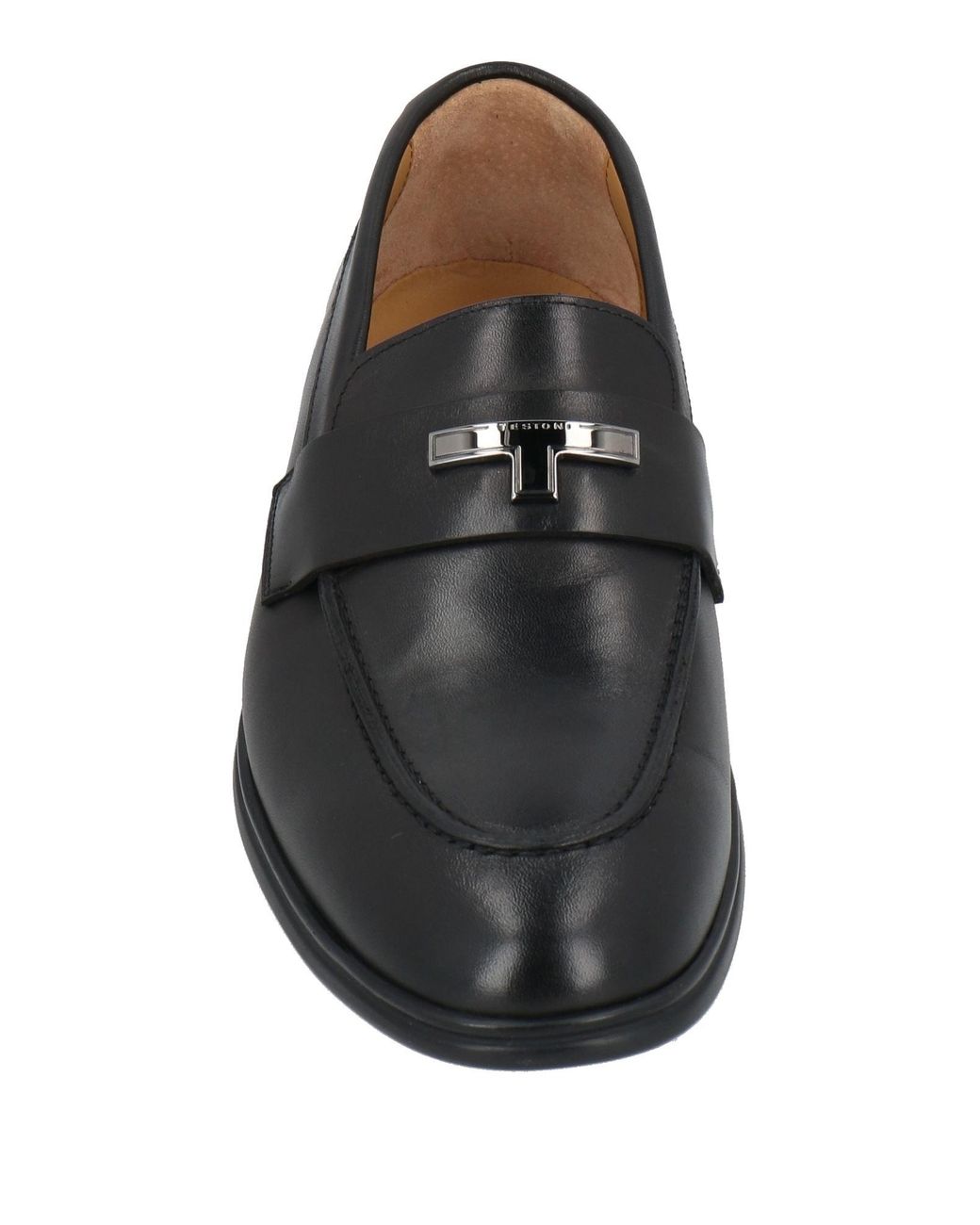 Testoni Black Loafer for men