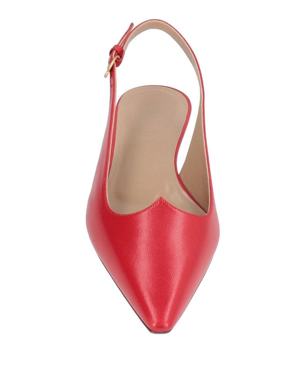 A.Bocca Red Ballet Flats