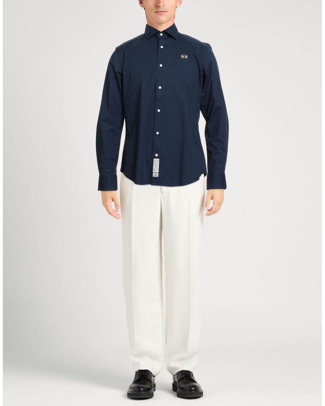 La Martina Blue Shirt for men