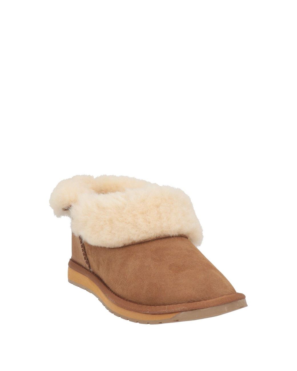 EMU Brown Ankle Boots Shearling