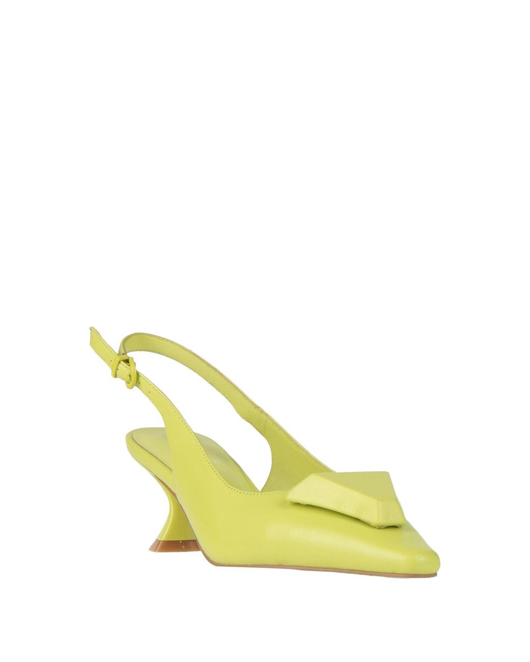 Jeannot Yellow Pumps Leather