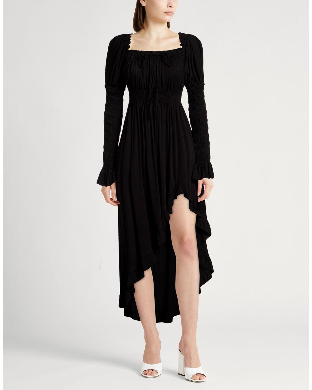 Sleeper Black Midi-Kleid