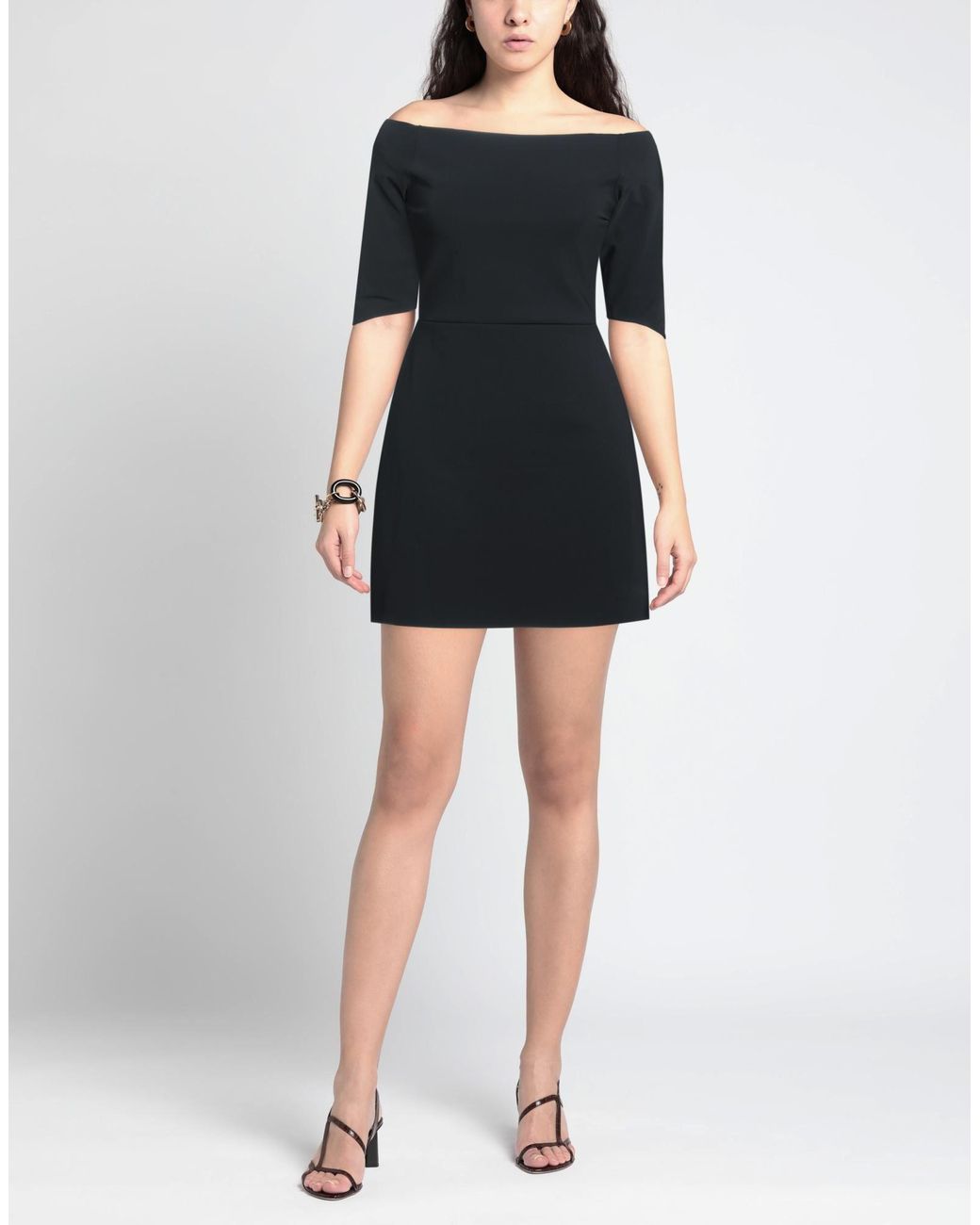 La Petite Robe Di Chiara Boni Black Mini Dress