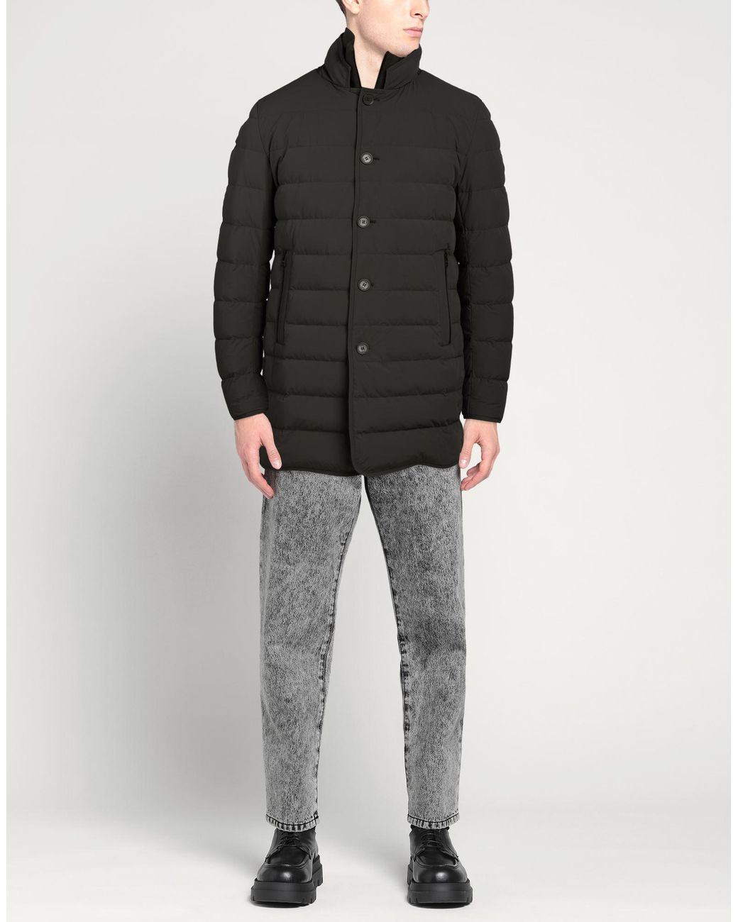 DUNO Black Puffer for men
