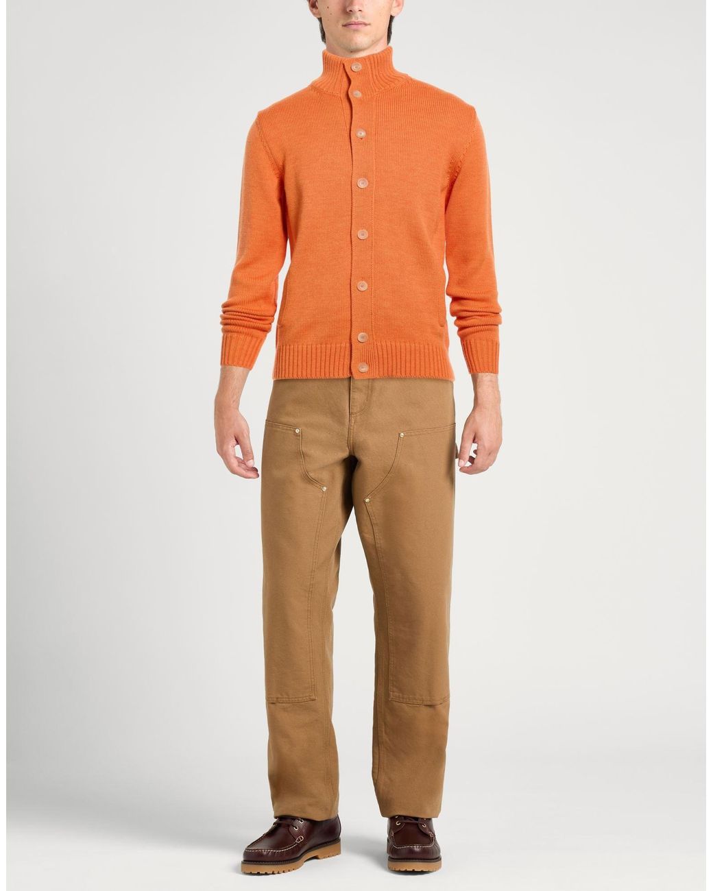 Zanone Orange Cardigans for men