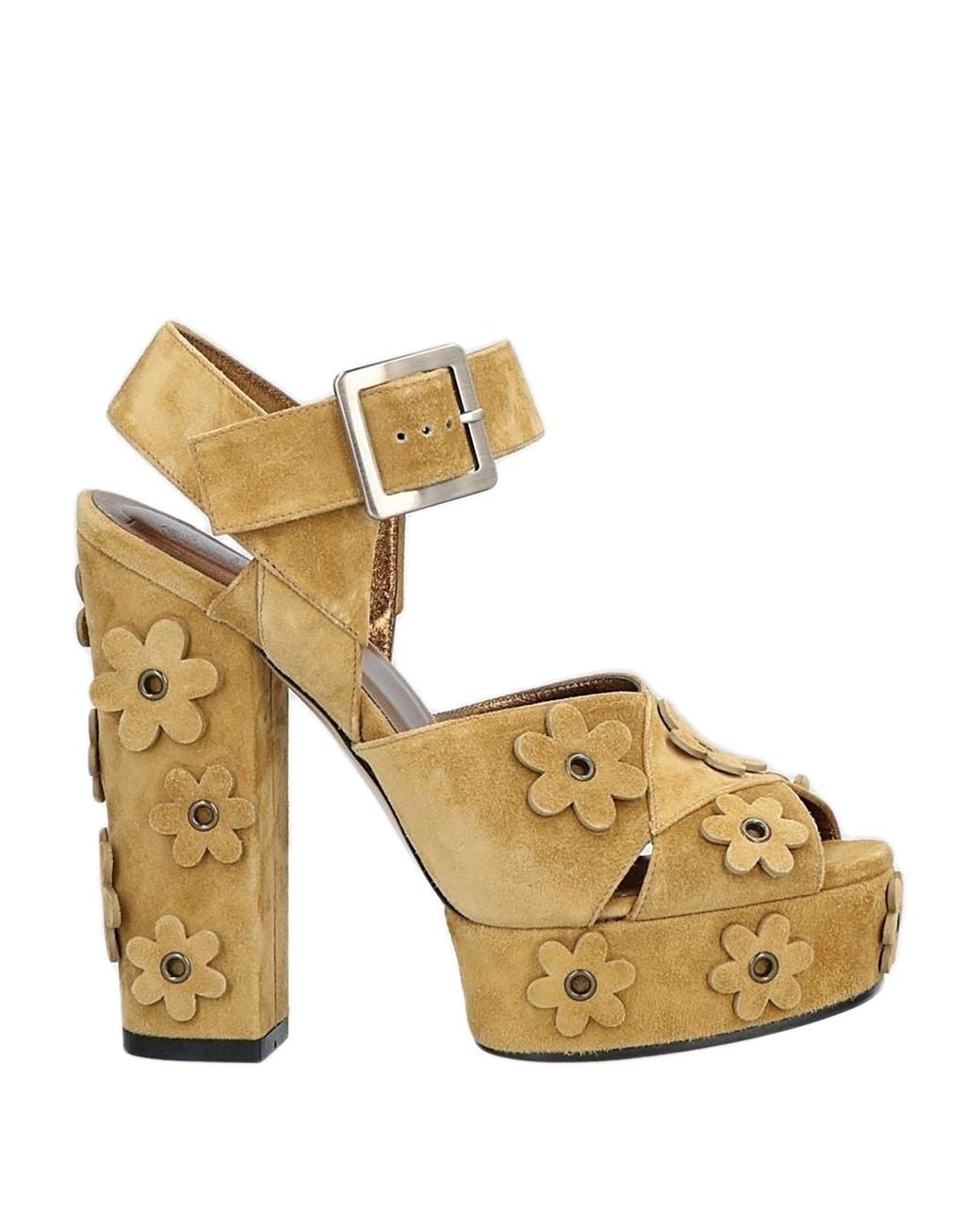 Roger Vivier Metallic Sandals