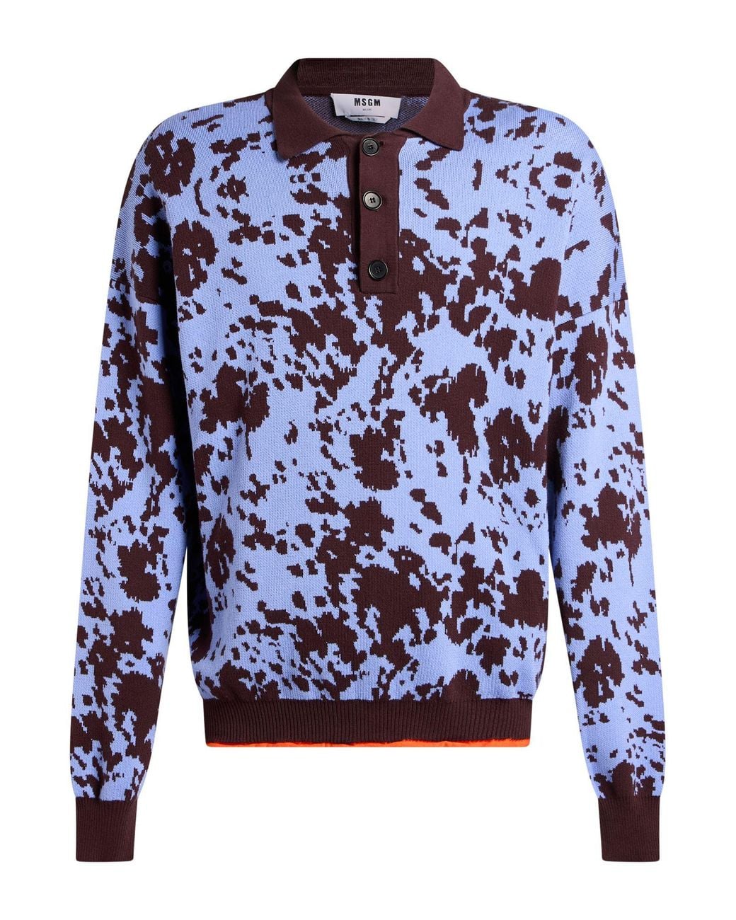 Pullover MSGM de hombre de color Blue