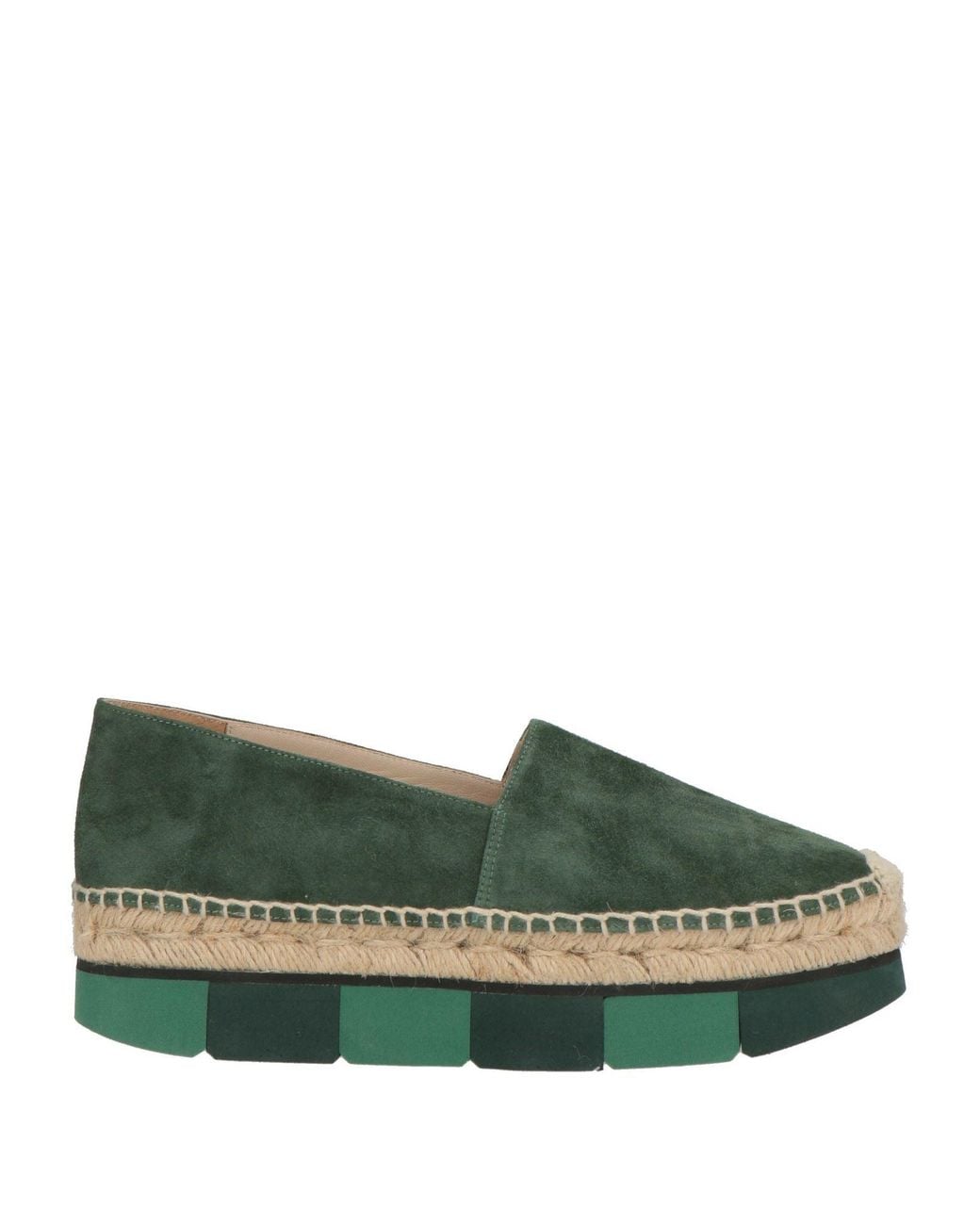 Paloma Barceló Green Espadrilles Leather