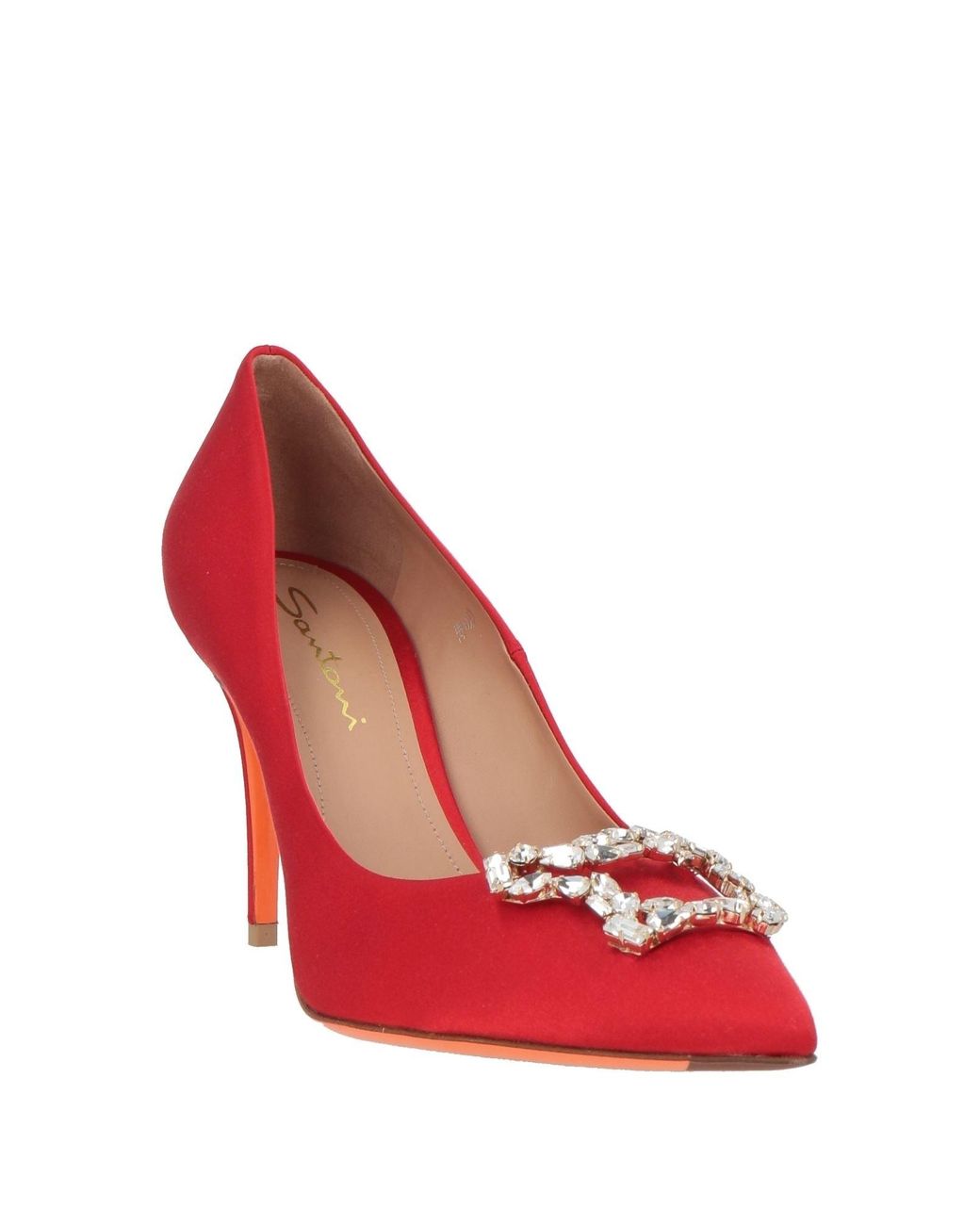 Santoni Red Pumps