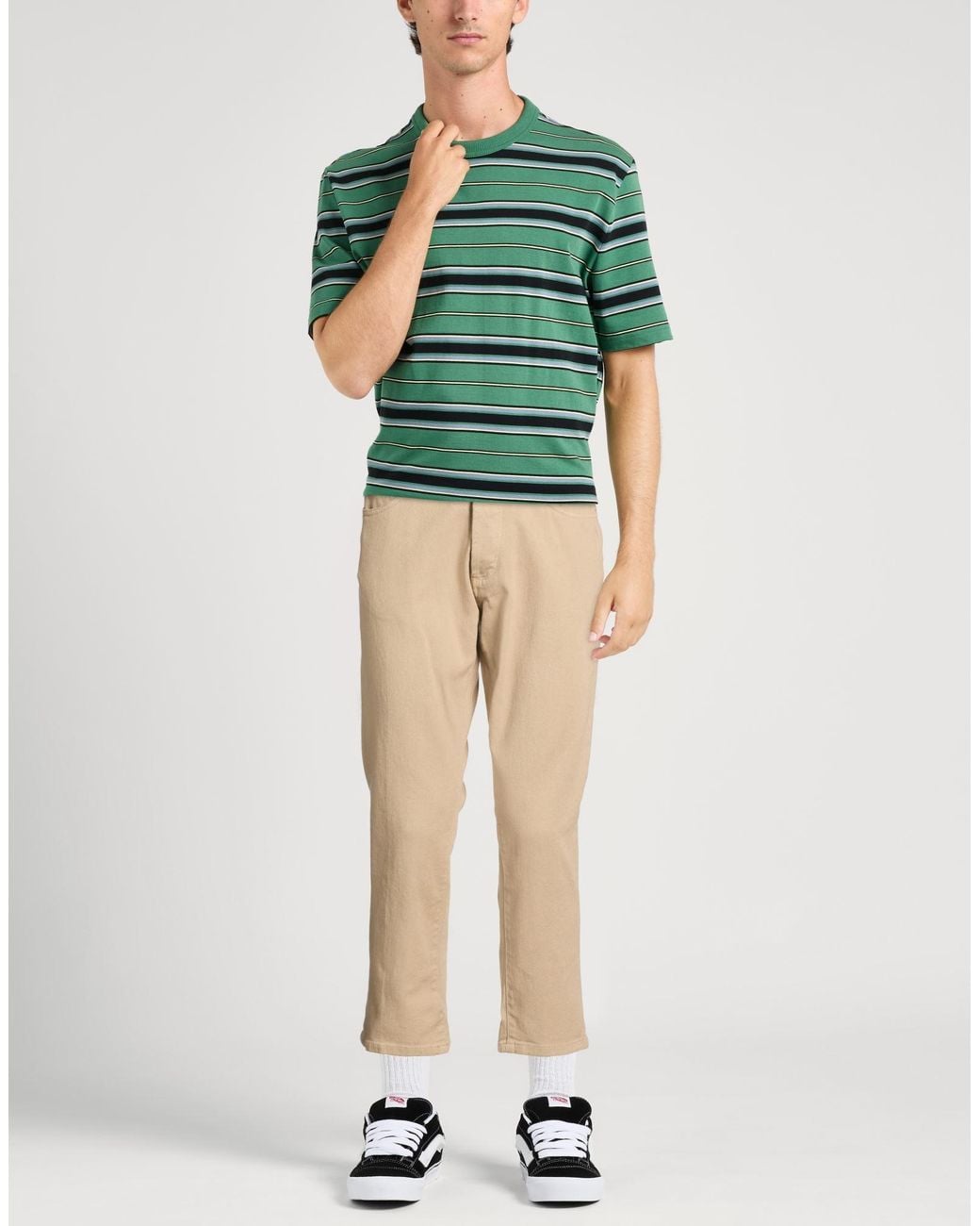 Officina 36 Natural Pants Cotton, Elastane for men