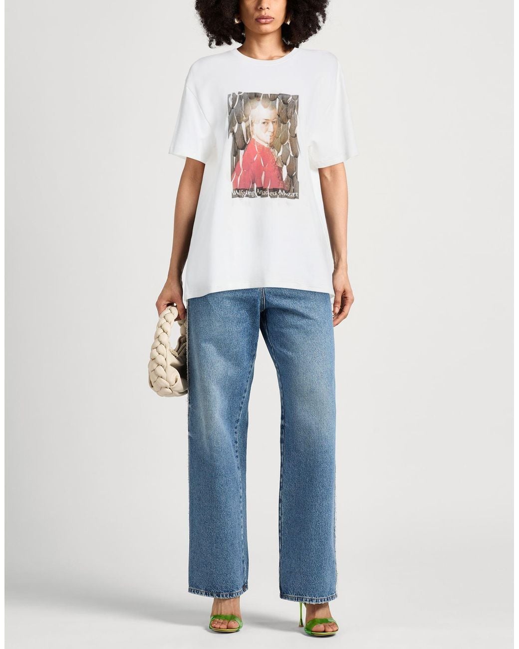 Loewe White T-Shirt Cotton, Polyamide