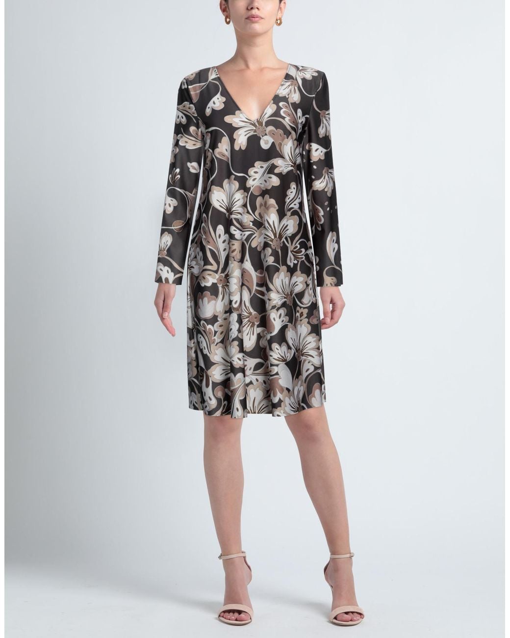 Maliparmi Multicolor Midi Dress