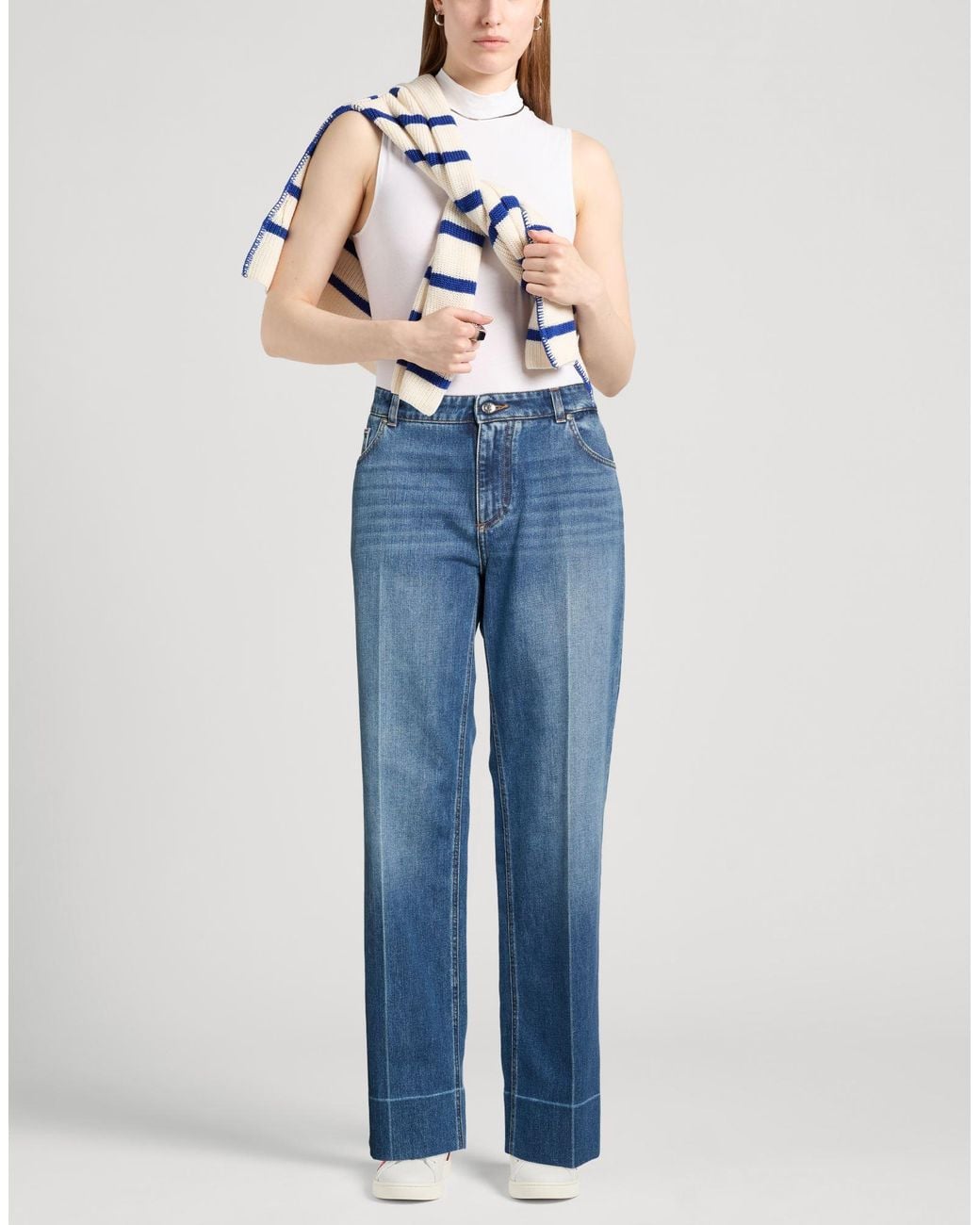 Dolce & Gabbana Blue Jeans Cotton