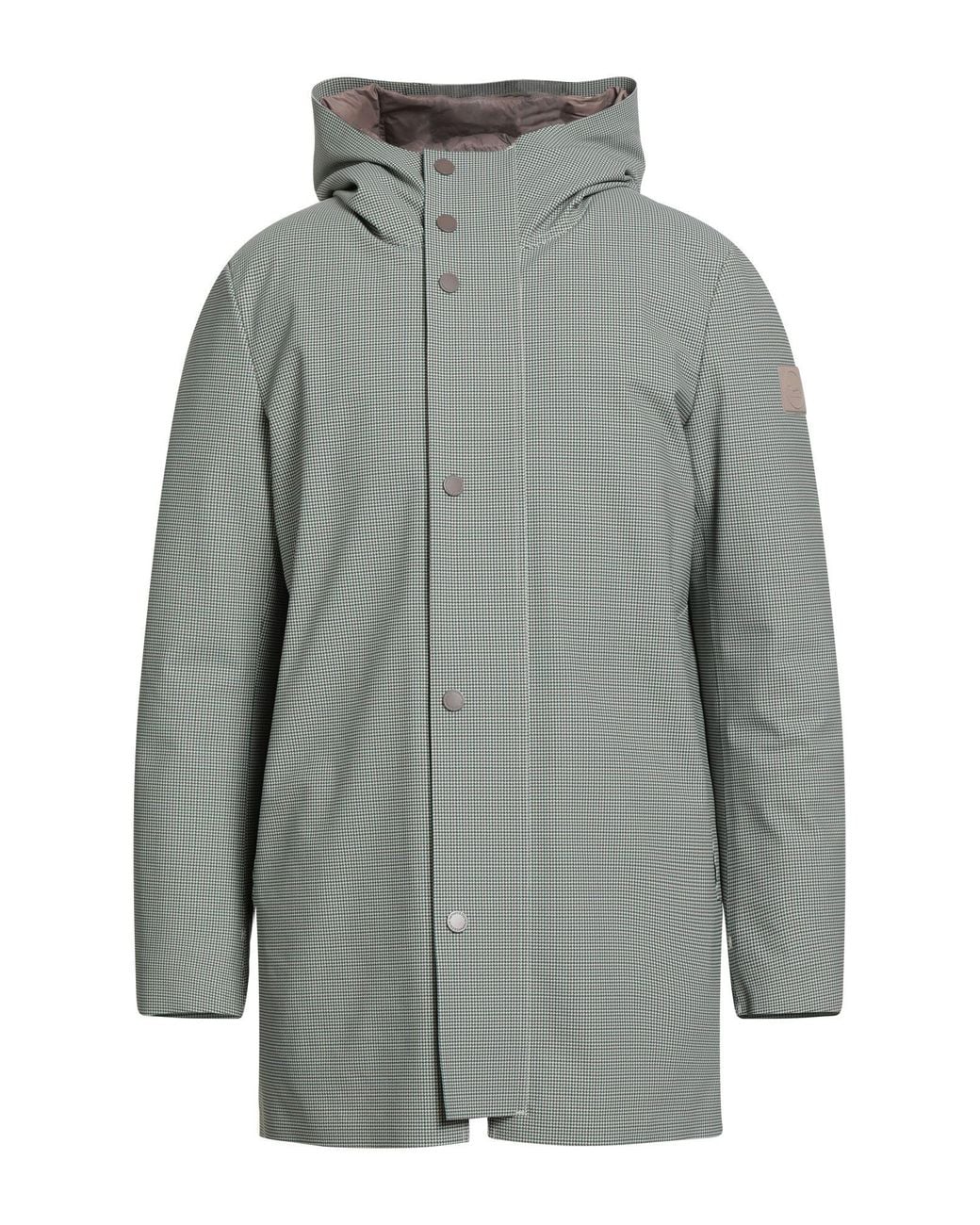 Harmont & Blaine Gray Coat Polyamide, Elastane for men