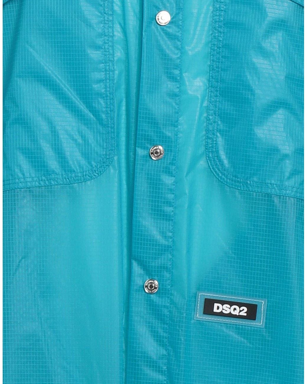 DSquared² Blue Jacket Polyamide for men