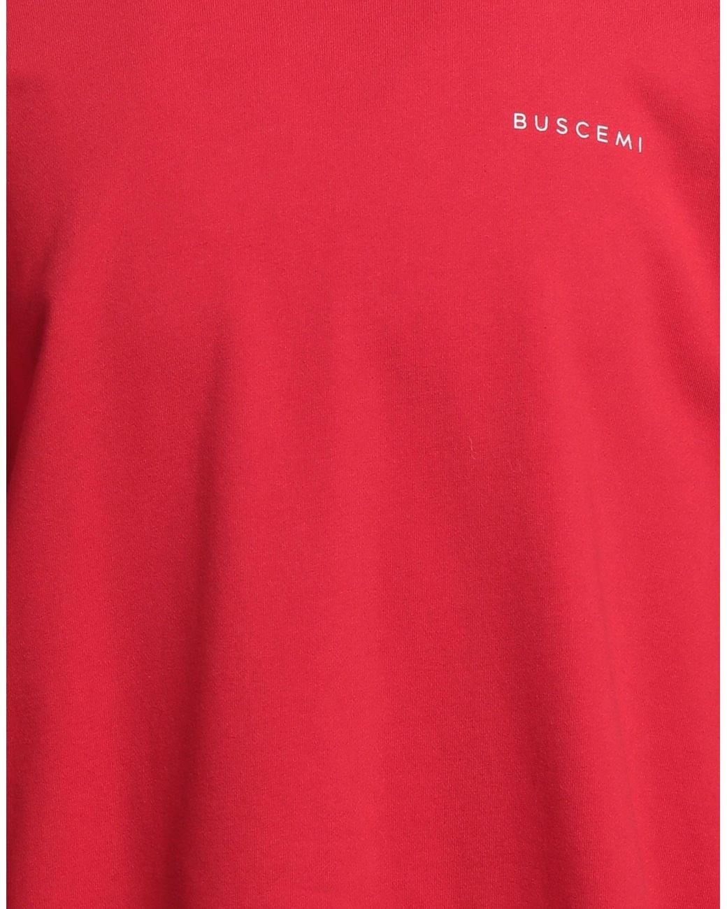 Buscemi Red Sweatshirt for men