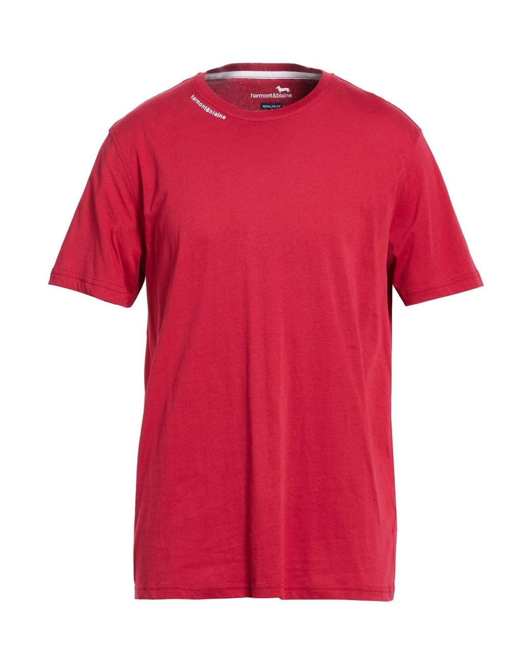Harmont & Blaine Red T-Shirt Cotton for men