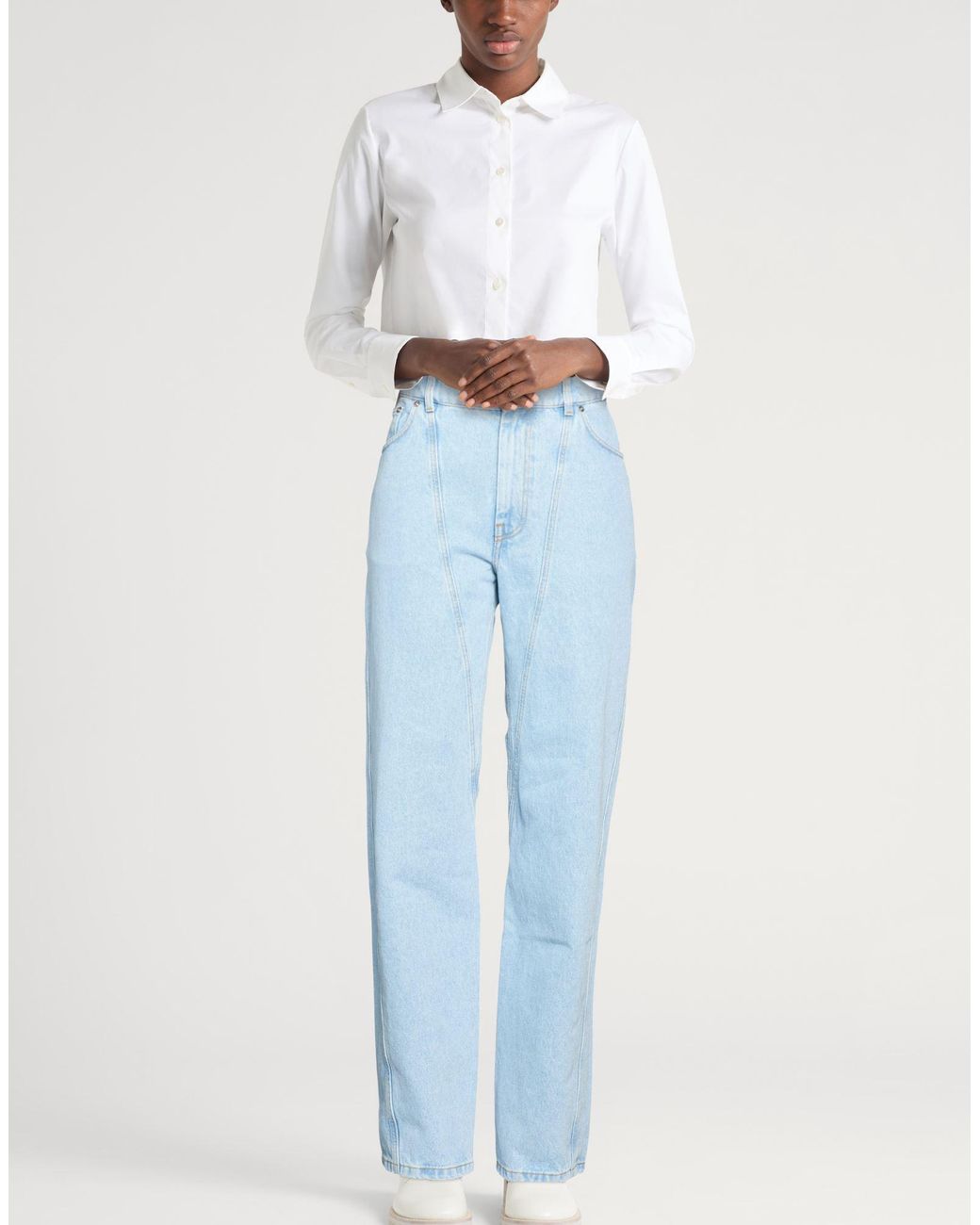 Mugler Blue Jeans Cotton