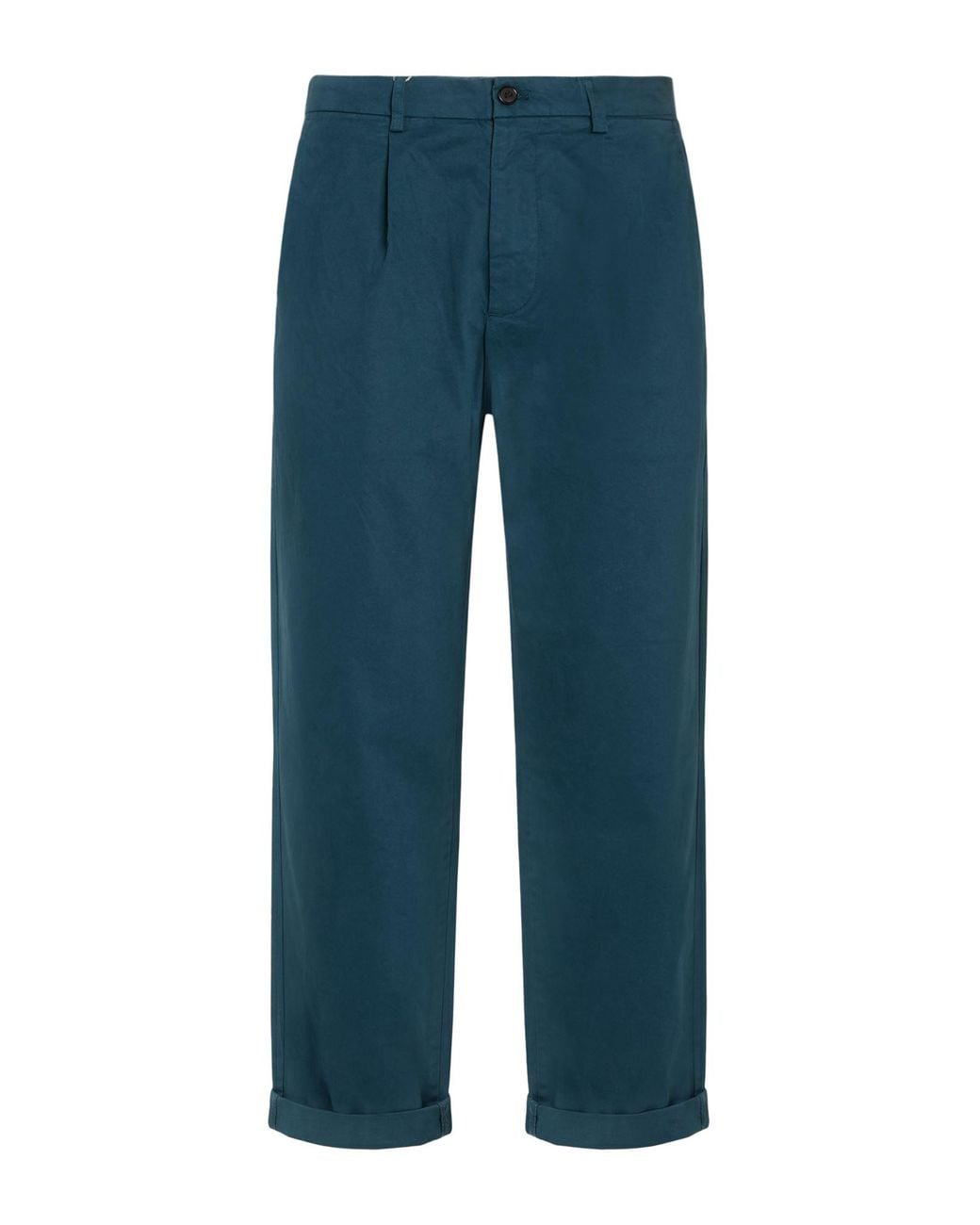 Department 5 Blue Deep Pants Cotton, Elastane for men