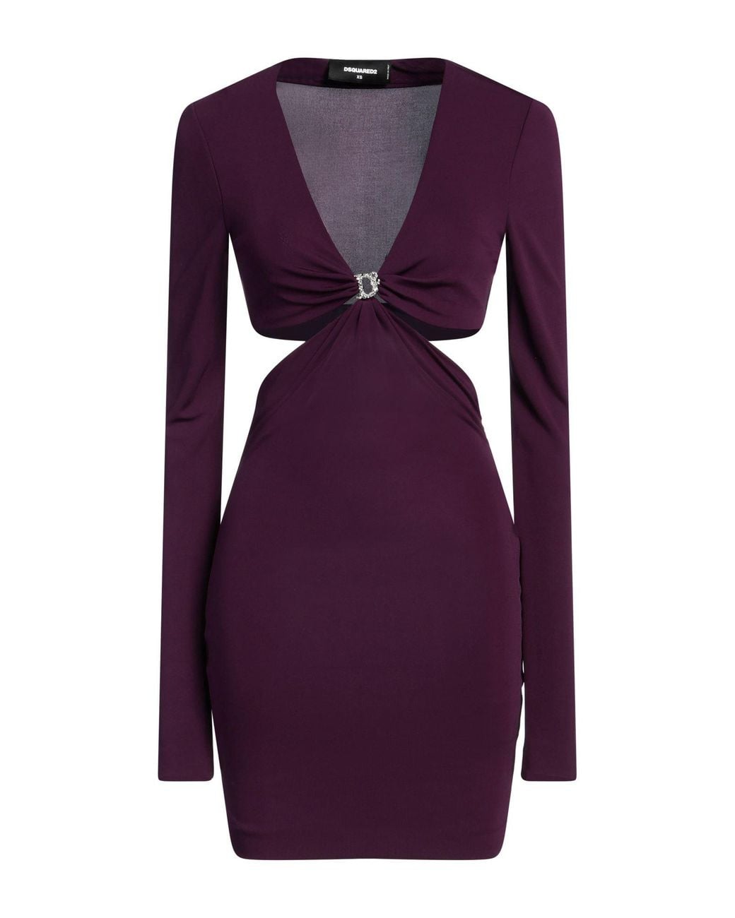 DSquared² Purple Short Dresses