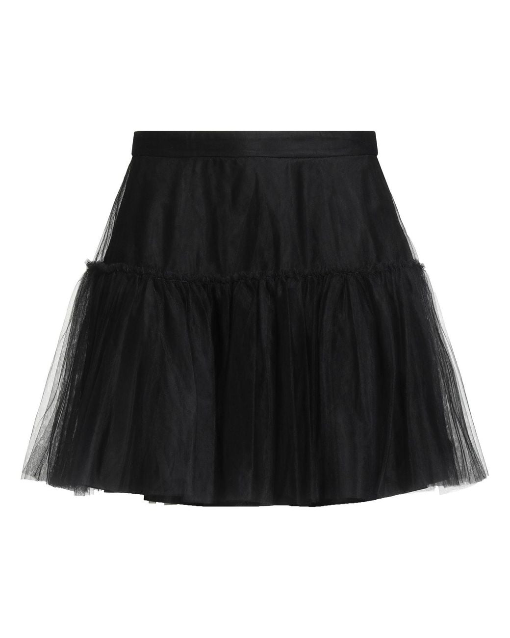 Philosophy Di Lorenzo Serafini Black Mini Skirt Polyamide