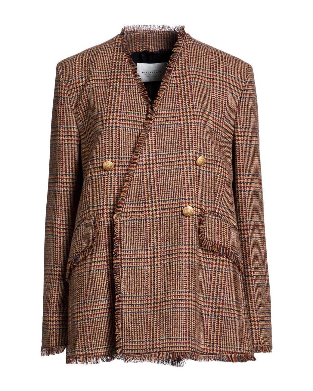 Ballantyne Brown Camel Jacket Virgin Wool